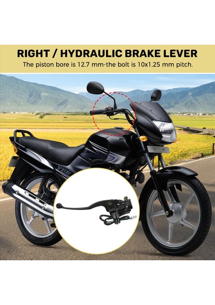 Yamaha 125CC Ybr 125 Ön Pompa Silindiri Takımı, Sağ Için Fren Kolu (Yurt Dışından) fırsatları