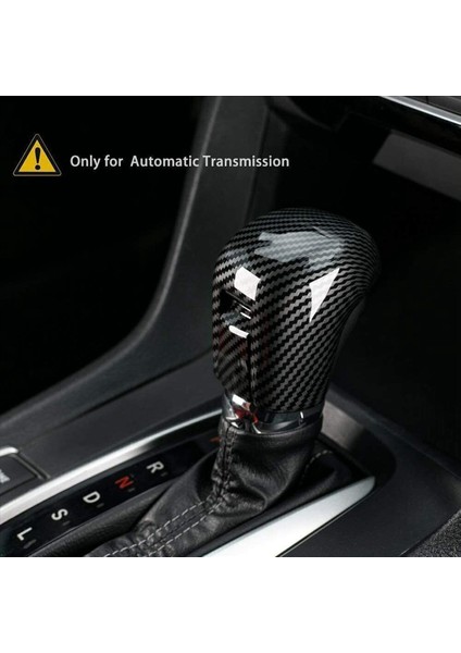 Honda Civic 2016-2021 Için Karbon Fiber Siyah Vites Topuzu Kılıfı (Yurt Dışından) fiyatları
