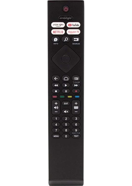 LCD LED Kumanda Philips Maza Mapp 1248 Ambilight Netflix