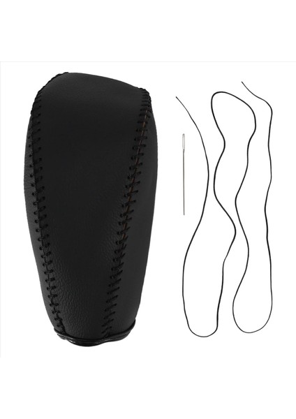 Araba Otomatik Vites Topuzu Kapağı Vites Kolu Kapağı Siyah (Yurt Dışından)