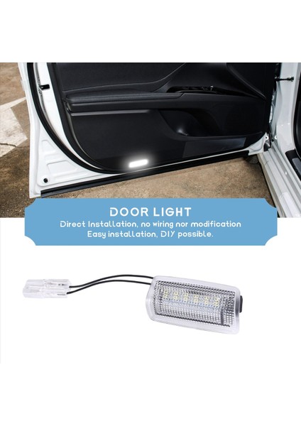 Toyota Land Cruiser Için 2 Adet LED Kapı Içi Aydınlatma Ampulü Beyaz (Yurt Dışından) indirimleri