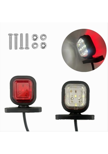 Adet Araba Kamyon Yan Işaretleme Lambası 12/24V LED Gösterge Lambası (Yurt Dışından) modelleri