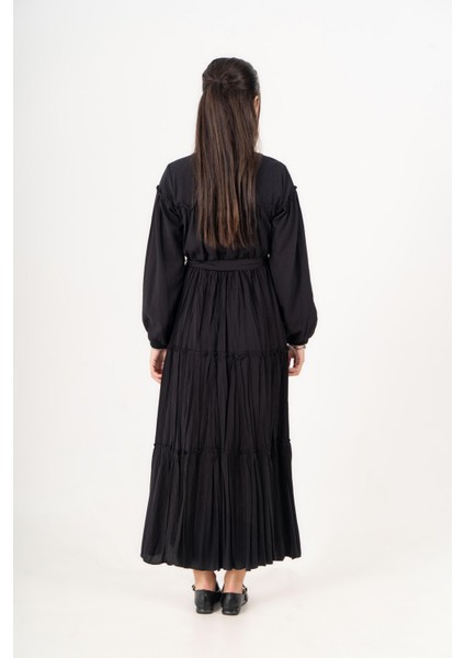 Selya Kız Çocuk Elbise Siyah modelleri