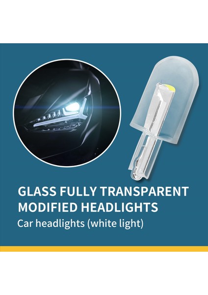 10 Adet Araba LED T10 W5W Cob Okuma Tavan Lambası Plaka Ampulleri (Yurt Dışından) indirimleri