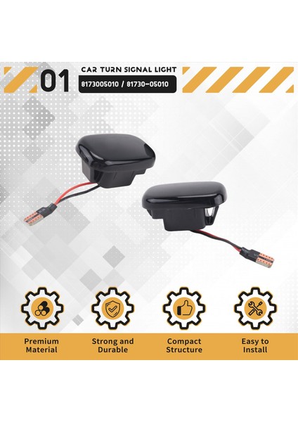 Corolla Celica T19 T20 23 Rav4 Için Araba Dinamik LED Yan Işaret Lambası (Yurt Dışından) fırsatları