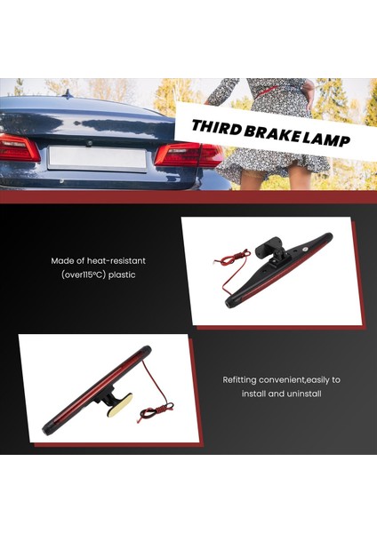 Kırmızı 28 LED Otomatik Araç Fren Lambası 3. Arka Stop Lambası Stop Lambası 12V (Yurt Dışından) fiyatları