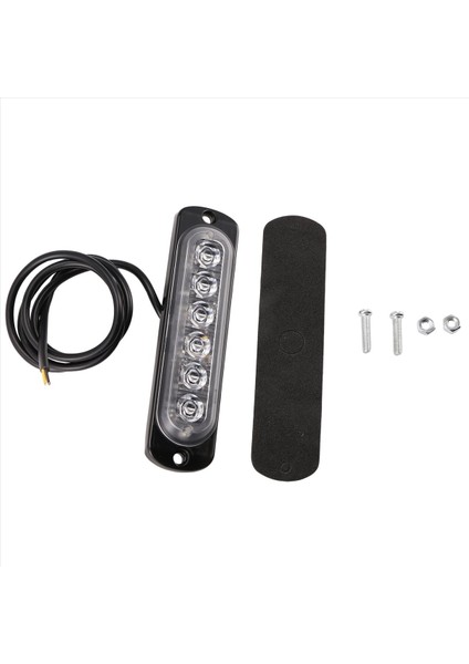 12V-24V 6led Araç Uyarı Flaşı Mavi Yanıp Sönüyor (Yurt Dışından)