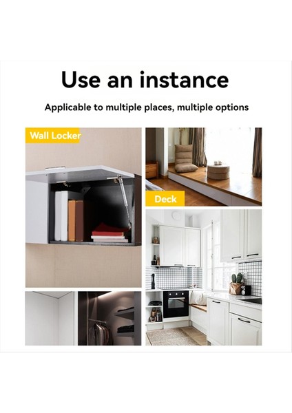 4 Adet 150N (15 Kg) Mobilya Gazlı Yaylı Menteşeler Mutfak Dolabı Donanımı (Yurt Dışından) fırsatları