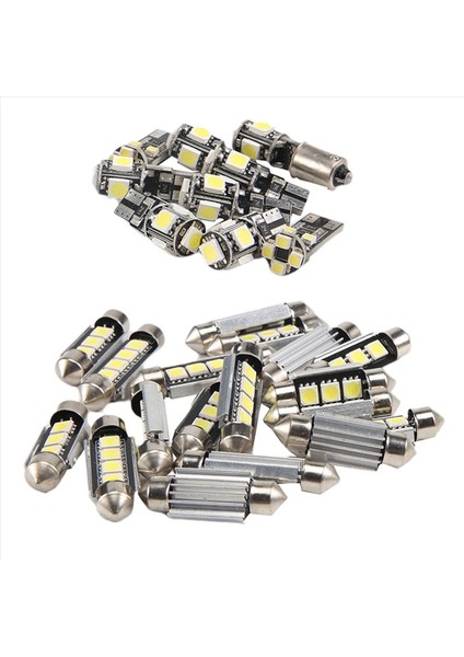 Mercedes-Benz E-Serisi 2002-2008 Için 27 Adet Beyaz Araç Içi LED Aydınlatma Kiti (Yurt Dışından) modelleri