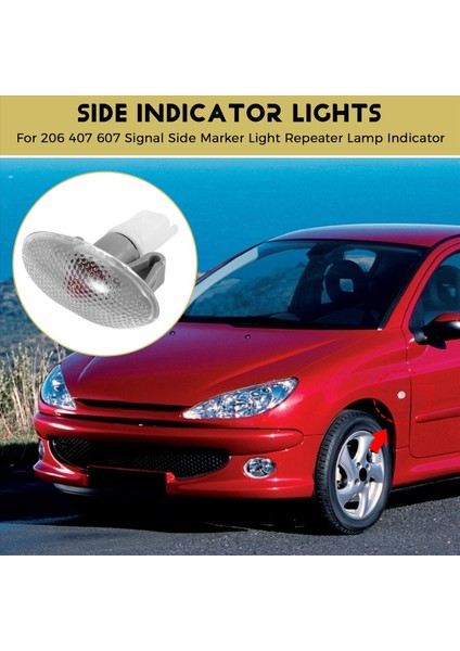 Peugeot 206 407 607 Sinyal Yan Işaret Lambası Tekrarlayıcı Lambası (Yurt Dışından) fırsatları
