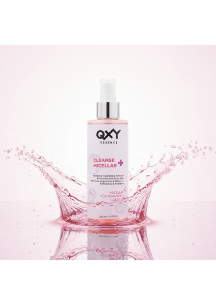 Cleanse + Micellar - Misel Su - Aloe Vera Içerikli Yüz & Makyaj Temizleme Losyonu -Durulama Gerektirmez -Sprey Formunda - 200ML modelleri