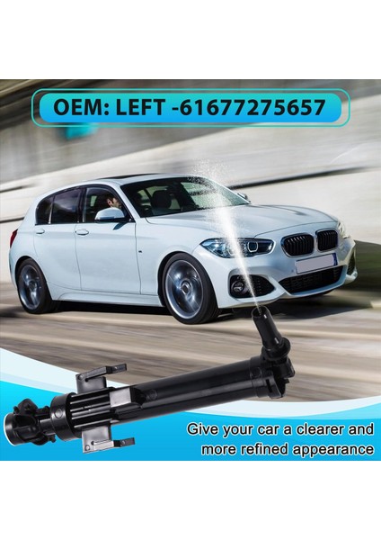 Bmw 1 2 3 4 Serisi F20 F30 Far Yıkama Memesi Sol (Yurt Dışından) indirimleri