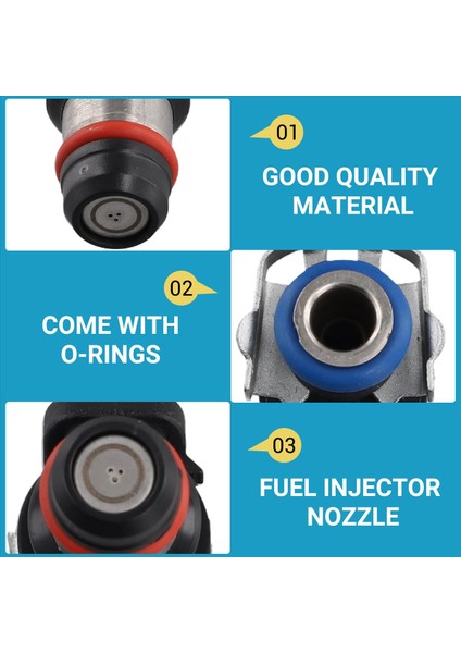 Chevrolet Gmc Marıne 8.1l V8 Için 42 Lb 440CC Yeni Yakıt Enjektör Memesi (Yurt Dışından) fırsatları