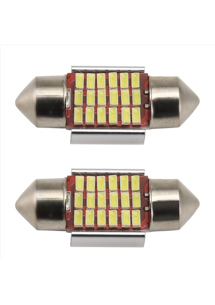 Adet C5W C10W 31MM 3014 18SMD Festoon Plaka Lambası 12V (Yurt Dışından) modelleri