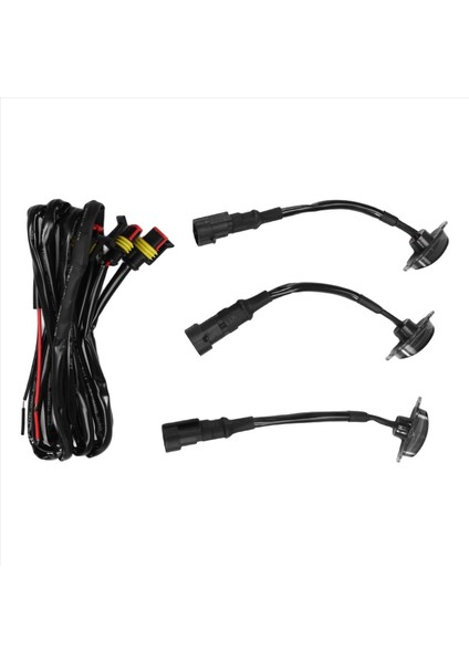 Ford Için 3x Füme Lensli Amber LED Ön Izgara Koşu Işıkları (Yurt Dışından)