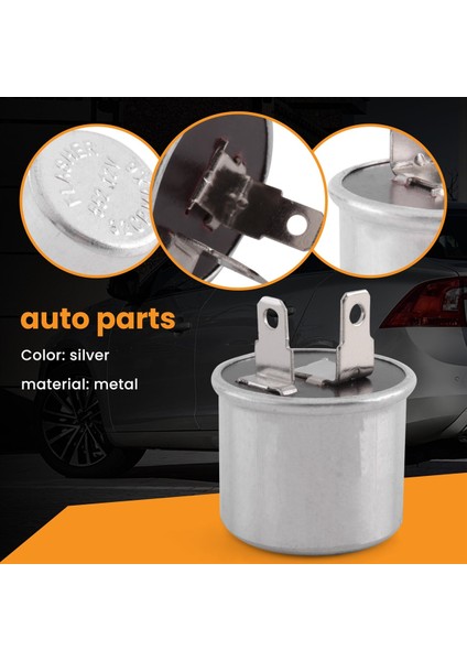 Klasik Araba Flaşör Ünitesi Röle Göstergeleri 12V Işık Dönüş Sinyali 2 Pin (Yurt Dışından) indirimleri