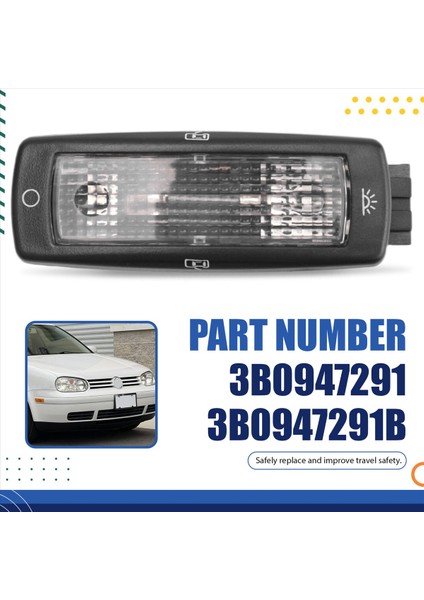 3B0947291 Vw Golf Passat 98-05 Için 2 Adet Arka Okuma Harita Tavan Lambası (Yurt Dışından) indirimleri