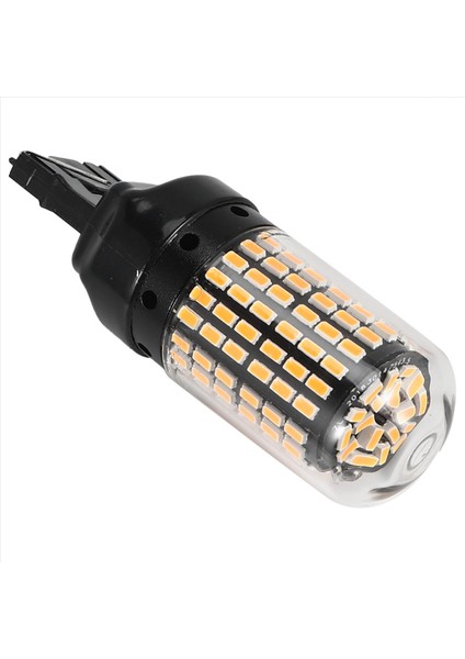 Adet Araba LED Ampulleri 3157 P27-7W T25 LED P27W Canbus Lambası Sarı (Yurt Dışından)
