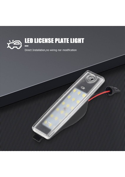 Beyaz LED Plaka Lambası Yedek Araç Aksesuarları (Yurt Dışından) modelleri