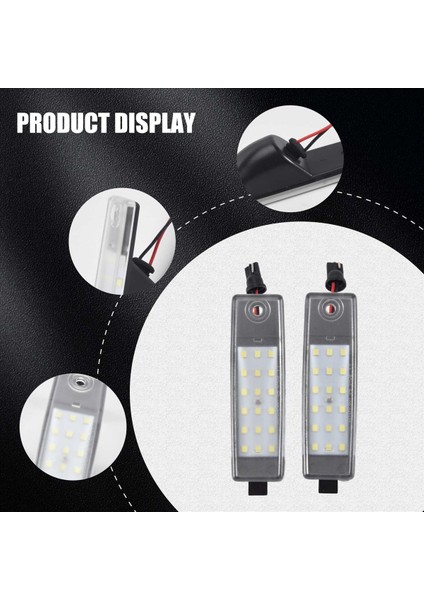 Beyaz LED Plaka Lambası Yedek Araç Aksesuarları (Yurt Dışından) indirimleri