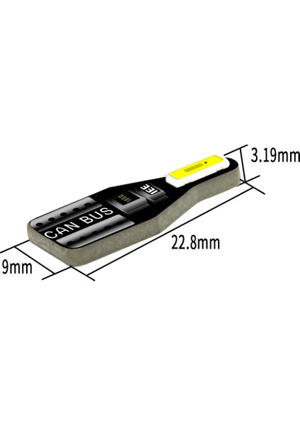 Toyota Avensis Rav4 Opel Astra Mokka Için 10 Adet T10 W5W LED Araba Ampulü (Yurt Dışından) modelleri