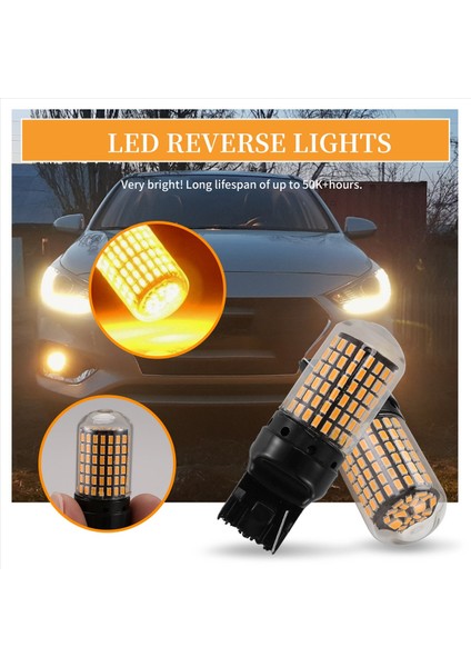 2x 7440 Süper Parlak Ampul Amber Geri Vites Sinyal Lambası Için (Yurt Dışından) indirimleri