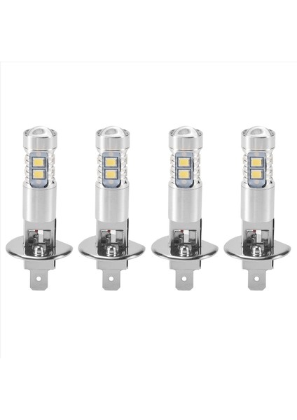 4 Adet H1 LED Far Sis Farı Ampulleri 6000K Süper Beyaz 200W (Yurt Dışından)