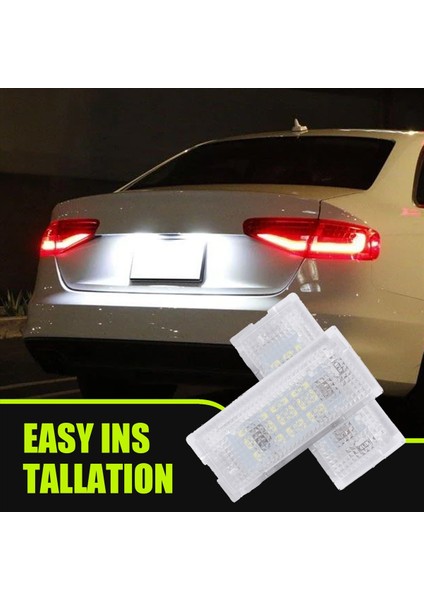 Bmw E46 4dr Sedan 325I Için 2x 18 LED Plaka Lambası (Yurt Dışından) indirimleri