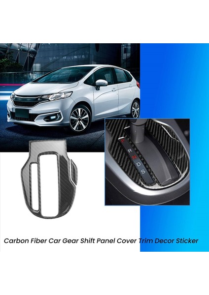 Honda Fıt 2014-2018 Için Karbon Fiber Araç Vites Kolu Etiketi (Yurt Dışından) fırsatları