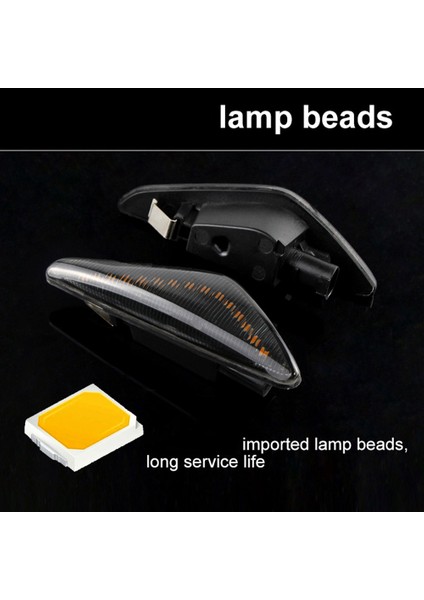 Bmw X3 F25 X5 E70 X6 E71 E72 2007-2014 Yan Çamurluk Lambası Için 2 Adet (Yurt Dışından) indirimleri