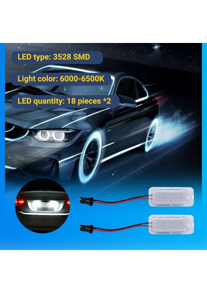 Jaguar Xf X250 Xj X351 Için LED Araç Plaka Lambası (Yurt Dışından) modelleri