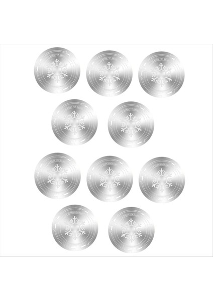 Yapışkanlı Vakum Levhası Isı Iletken Demir Levha, 35X35 mm Gümüş (Yurt Dışından)