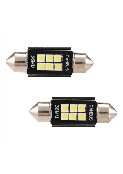 3020 Yonga Setli LED Ampuller 36 mm Festoon DE3175 6428 Xenon Beyaz (Yurt Dışından)