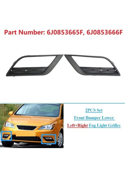 Seat Ibiza Mk4 13-16 Için 2 Adet Ön Tampon Alt Sis Farı Izgaraları (Yurt Dışından) fırsatları