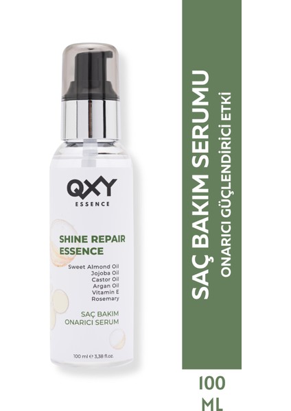 Zengin İçerikli Saç Bakım Serumu- E Vitamini - Biberiye Yağı - Argan Yağı - Jojoba Yağı - Hint Yağı - 100 ml