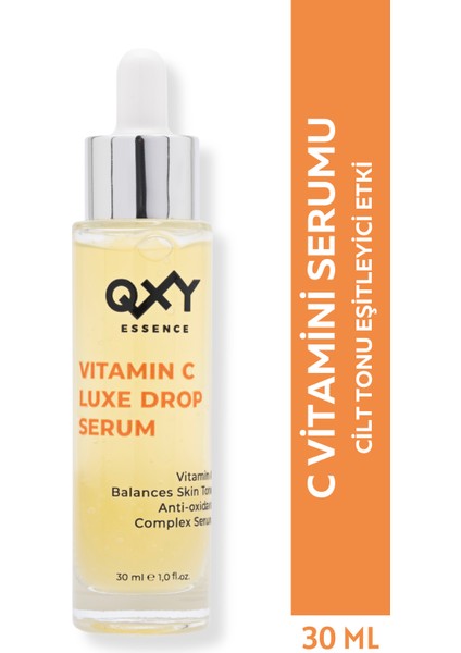 Vitamin C Luxe Drop Serum - Cilt Tonu Eşitleyen - Hyaluronik Asit - Kojik Asit - Niacinamide - 30 ml