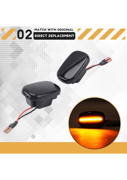 Corolla Celica T19 T20 23 Rav4 Için Araba Dinamik LED Yan Işaret Lambası (Yurt Dışından) indirimleri
