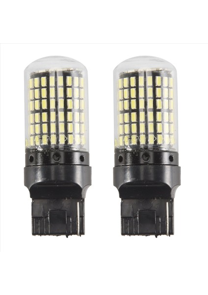 2x 7440 Süper Parlak Ampul Beyaz Geri Vites Sinyal Lambası Için (Yurt Dışından)