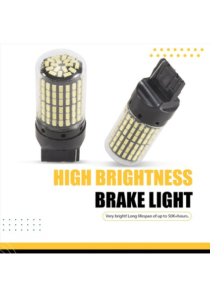 2x 7440 Süper Parlak Ampul Beyaz Geri Vites Sinyal Lambası Için (Yurt Dışından) indirimleri