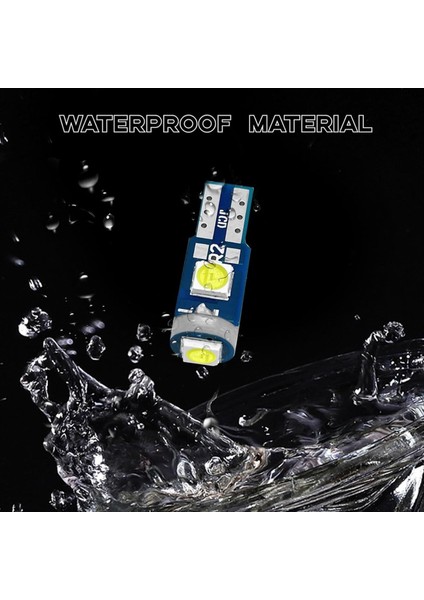 20 Adet T5 LED Araç Gösterge Paneli Gösterge Işığı, 3030-3SMD-BEYAZ (Yurt Dışından) fırsatları