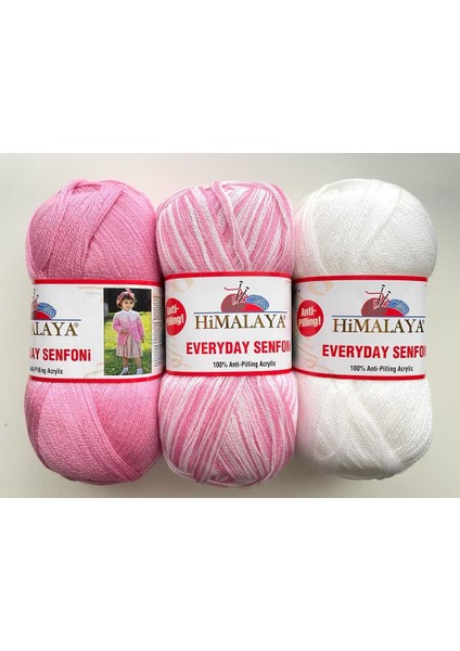 Everyday Senfoni Örgü Iplik Seti - 3'lü Paket 71001