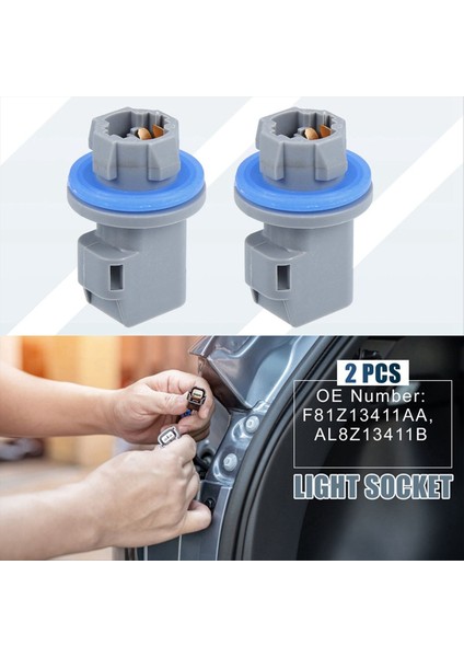 Ford F-150 F-250 Için 2 Adet Plaka Stop Lambası Fren Lambası Soketi (Yurt Dışından) fiyatları