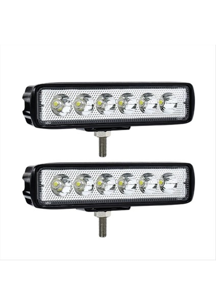 Inç LED Işık Çubuğu Beyaz 30W 6000K Çalışma Pod'ları Tek Sıralı Arazi Aracı (Yurt Dışından)