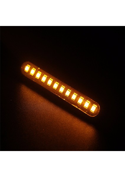 Adet Araba Motosiklet Akan Fren Lambaları 12 LED Dönüş Sinyali Şeridi (Yurt Dışından) indirimleri