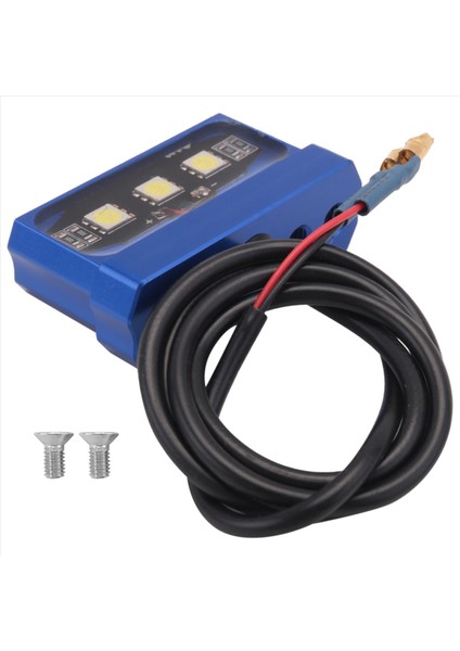 LED Motosiklet Plaka Lambası Dekoratif Lamba Evrensel A (Yurt Dışından)