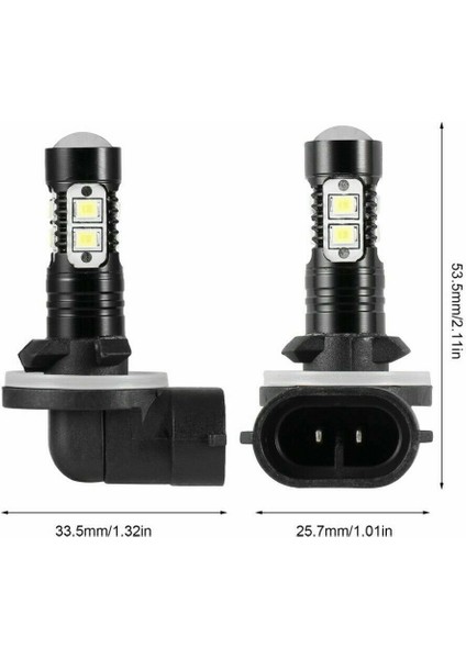 Gündüz Farları Veya Sis Farları Için Yüksek Güçlü 881 881 886 889 LED Sis Lambası Ampulleri (Yurt Dışından) fiyatları