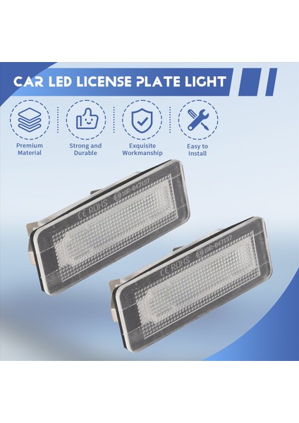 Benz Smart Iki Coupe Cabrio Için LED Araç Plaka Lambası (Yurt Dışından) fırsatları