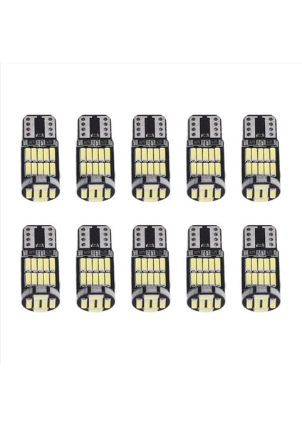 10 Adet W5W T10 LED Ampul 4014 26SMD Araç Içi Tavan Lambası (Yurt Dışından)