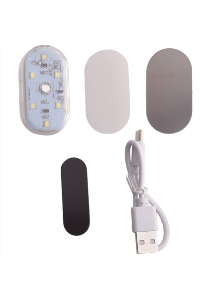 Araba Ortam Işığı Araba Iç Mekan Dokunmatik Sensör USB Şarj Beyaz (Yurt Dışından) indirimleri