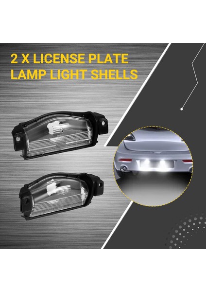 Mazda 2 3 M2 M3 2011-2013 Için 2 Adet Araç Plaka Lambası Kabuğu (Yurt Dışından) fırsatları